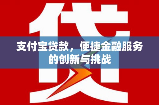 邵阳县支付宝贷款，便捷金融服务的创新与挑战