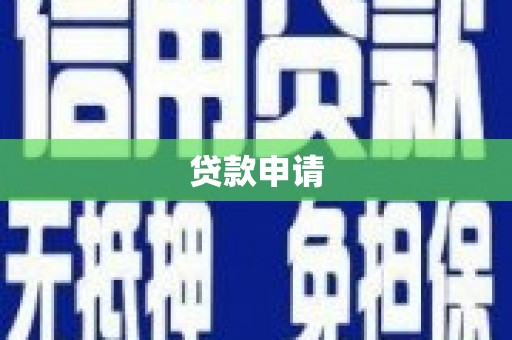广水贷款申请