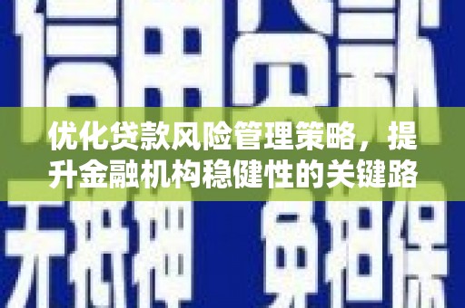 榆树优化贷款风险管理策略，提升金融机构稳健性的关键路径