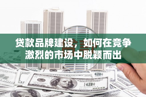 横县贷款品牌建设，如何在竞争激烈的市场中脱颖而出