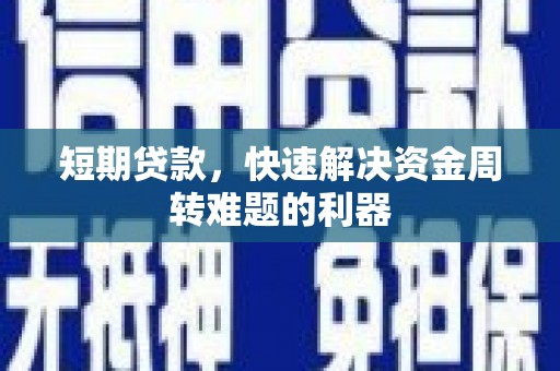 拉孜短期贷款，快速解决资金周转难题的利器