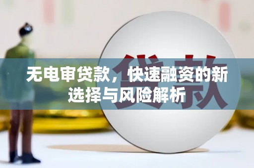 剑阁无电审贷款，快速融资的新选择与风险解析