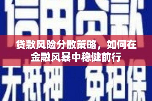 大庆贷款风险分散策略，如何在金融风暴中稳健前行
