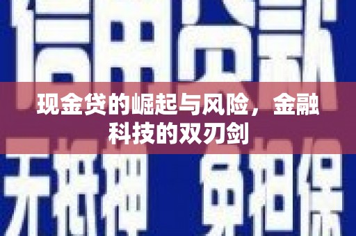 琼中现金贷的崛起与风险，金融科技的双刃剑