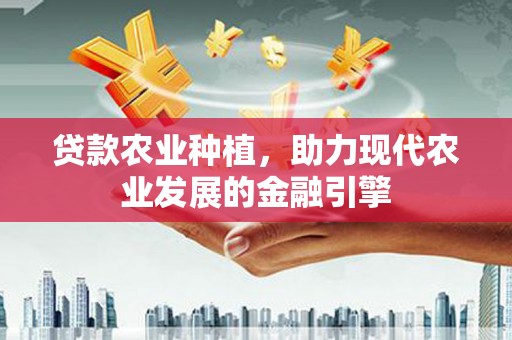 特克斯贷款农业种植，助力现代农业发展的金融引擎