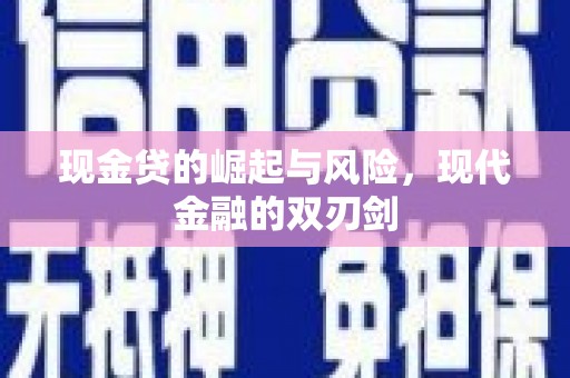 林园现金贷的崛起与风险，现代金融的双刃剑