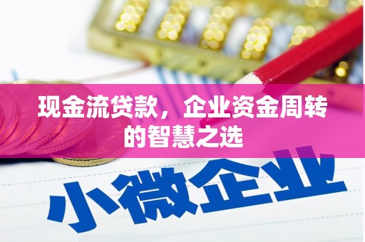 贵定现金流贷款，企业资金周转的智慧之选