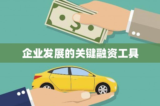 上甘岭企业发展的关键融资工具