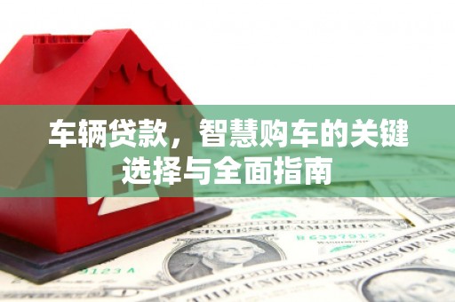 新和车辆贷款，智慧购车的关键选择与全面指南
