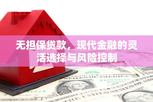 和美无担保贷款，现代金融的灵活选择与风险控制