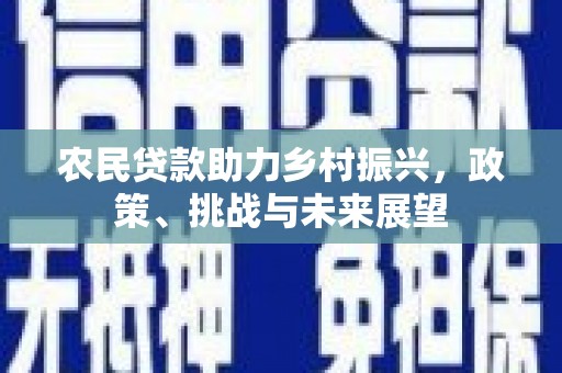栾城农民贷款助力乡村振兴，政策、挑战与未来展望