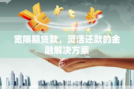 安陆宽限期贷款，灵活还款的金融解决方案
