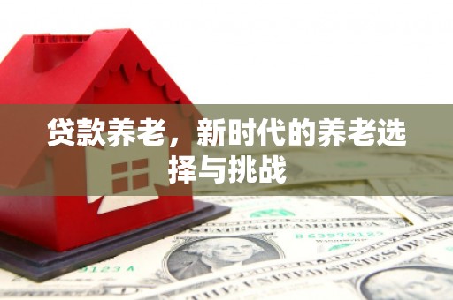 端州贷款养老，新时代的养老选择与挑战