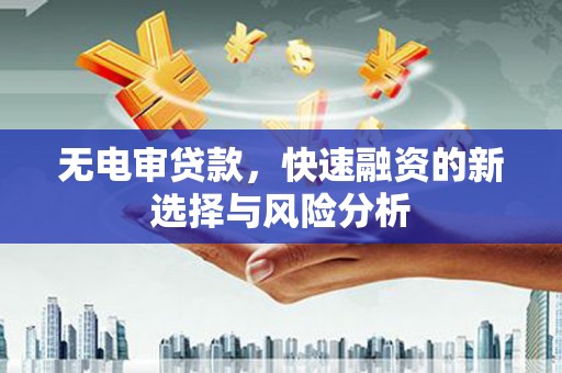 雄县无电审贷款，快速融资的新选择与风险分析