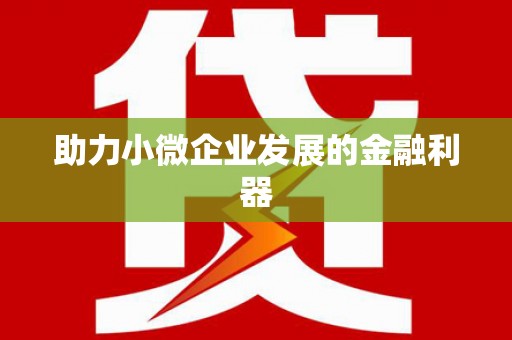 安康助力小微企业发展的金融利器
