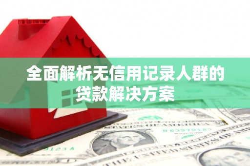 盂县全面解析无信用记录人群的贷款解决方案